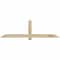 Ekena Millwork Eugene Rough Sawn Timber Gable Bracket, Douglas Fir, 72"W x 21"H x 4"D x 4"F, 7/12 Pitch GBW072X21X0404EUG00RDF - alternate 1